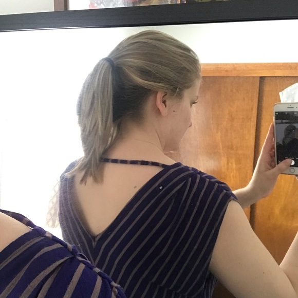 DONATING 8/1! | Mossimo | striped hi-lo maxi dress - Picture 3 of 7